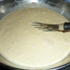 Verrine ganache montée ivoire caramélisée et crémeux caramel beurre salé