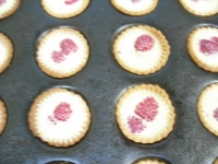 Tartelettes crème vanille aux framboises fraîches