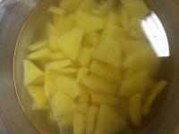ananas  au sirop leger
