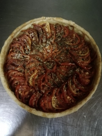 tarte à la tomate