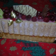 bûche framboise