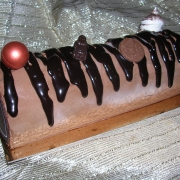 la bûche macaronnade abricot