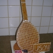 la raquette de tennis